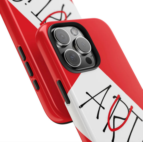 Autist handwritten logo Phone Case
