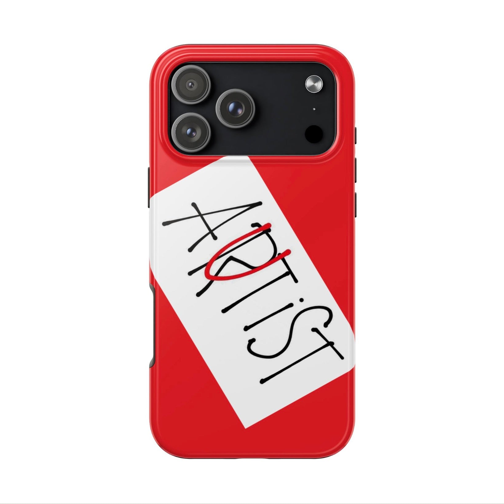 Autist handwritten logo Phone Case